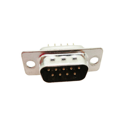 DE09-PT-1 by Adam Tech - CONNECTOR D-SUB PLUG 9POS VERT SLDR