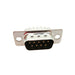 DE09-PT-1 by Adam Tech - CONNECTOR D-SUB PLUG 9POS VERT SLDR