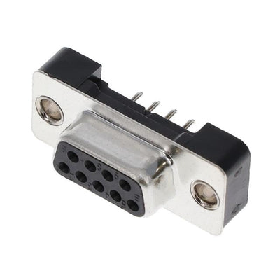 DE09-SA-M1 by Adam Tech - CONNECTOR D-SUB RCPT 9POS VERT SLDR