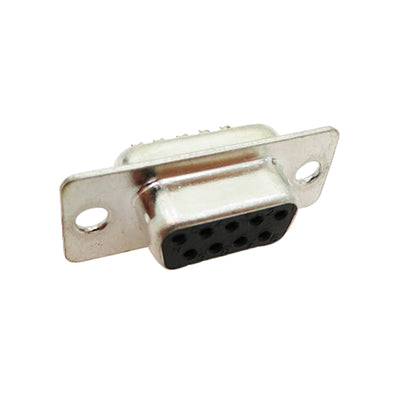 DE09-SD by Adam Tech - CONNECTOR D-SUB RCPT 9POS SLDR CUP