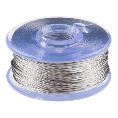 DEV-13814 by SparkFun Electronics - SMOOTH THREAD BOBBIN 12M (STAINL
