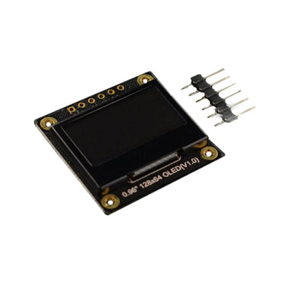 DFR0650 by DFRobot - MONOCHROME 0.96"" 128X64 I2C/SPI