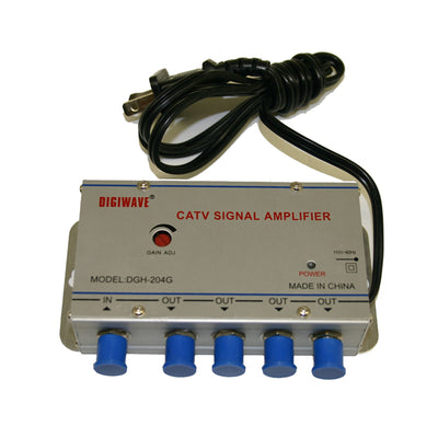 DGS204G by Digiwave - 45862MHZ CATV 1 IN 4 OUT SIGNAL