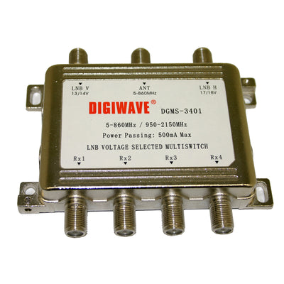 DGS3401 by Digiwave - DIGIWAVE 3 IN 4 OUT MULTISWITCH