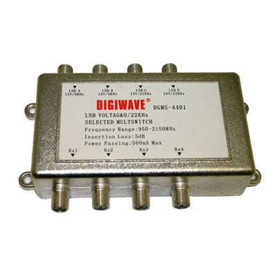 DGS4401 by Digiwave - DIGIWAVE 4 IN 4 OUT SATELLITE SW
