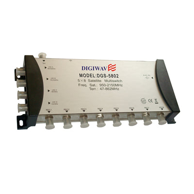 DGS5802 by Digiwave - DIGIWAVE 5 IN 8 OUT MULTISWITCH