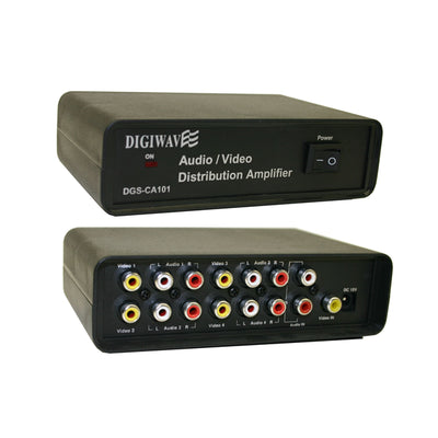 DGSCA101 by Digiwave - DIGIWAVE 4 WAY AV DISTRIBUTOR WI