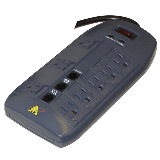 DIT DTK-8FF by Ditek - Power Strip 8 Outlet 6ft