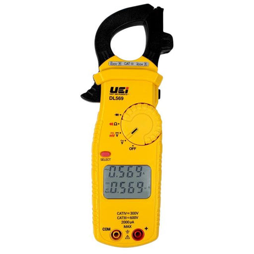 DL569 by UEi Test Instruments - 400A Dual Display Clamp Meter w/