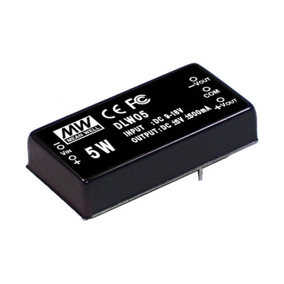 DLW05C-05 by MEAN WELL USA Inc. - DC DC CONVERTER +/-5V 5W