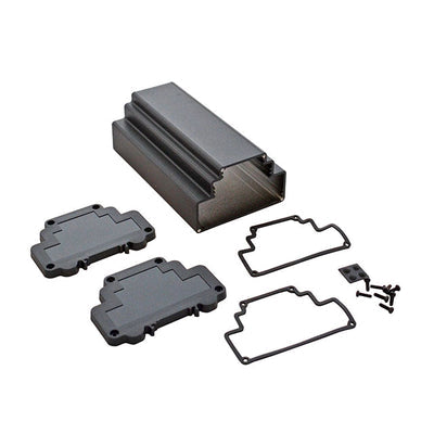 DMX-4781-B by Bud Industries - BOX ALUM BLACK 3.871""L X 6.559""W