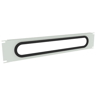 DNCE19LG1 by Hammond Manufacturing - PANEL FRONT 19X3.5"" GRAY