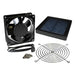 DNFF120BK115 by Hammond Manufacturing - FAN KIT 120MM BLACK 115VAC 5PCS