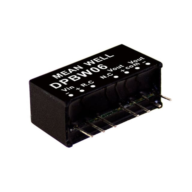 DPBW06G-12 by MEAN WELL USA Inc. - DC DC CONVERTER +/-12V 6W