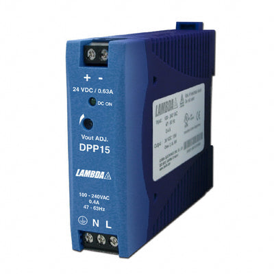 DPP15-24 by TDK-Lambda Americas Inc - AC/DC DIN RAIL SUPPLY 24V 15W