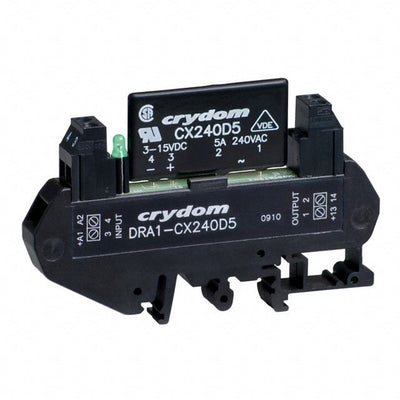 DRA1-CX240D5 by Sensata-Crydom - SOLIDSTATE RELAY SPST-NO 5A 12-280V