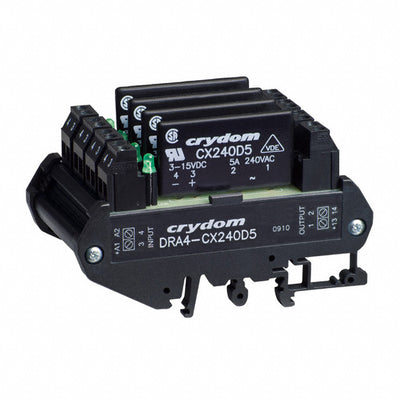 DRA4-CX240D5 by Sensata-Crydom - SOLIDSTATE RELAY SPST-NO 5A 12-280V