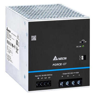 DRF-24V960W3GBA by Delta Electronics - AC/DC DIN RAIL 24V 960W 3PHASE
