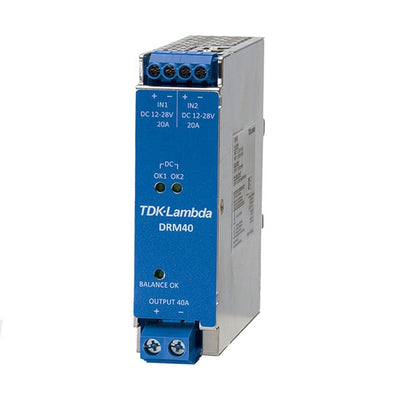 DRM40 by TDK-Lambda Americas Inc - REDUNDANCY MODULE 2X20A, 40A MAX