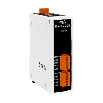DS-2222I by ICP DAS USA INC - DEVICE SERVER WITH 2-PORT ETHERN