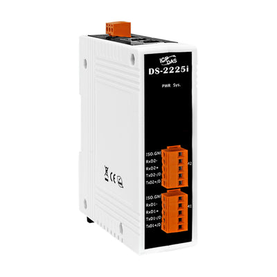 DS-2225I by ICP DAS USA INC - DEVICE SERVER WITH POE AND 2 ISO