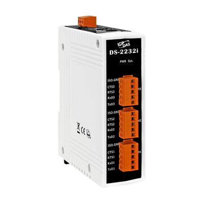 DS-2232I by ICP DAS USA INC - DEVICE SERVER WITH 2-PORT ETHERN