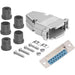 DSC-15FM-KIT by CompuCablePlusUSA - D-Sub DB15 FEMALE SLDR MTL KIT