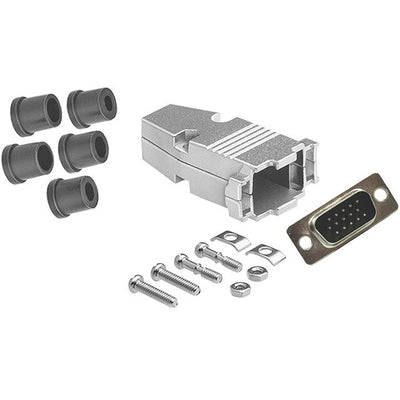 DSC-15HMM-KIT by CompuCablePlusUSA - D-Sub DB15 HD MALE SLDR MTL KIT