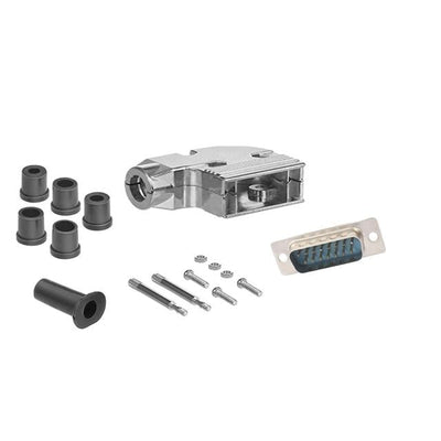 DSC-15MMA-KIT by CompuCablePlusUSA - D-SUB DB15 M SLDR MTL 90 KIT