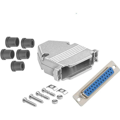 DSC-25FM-KIT by CompuCablePlusUSA - D-Sub DB25 FEMALE SLDR MTL KIT