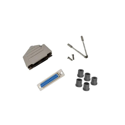 DSC-25FMD-KIT by CompuCablePlusUSA - D-Sub DB25 F SLDR MTL DLX KIT