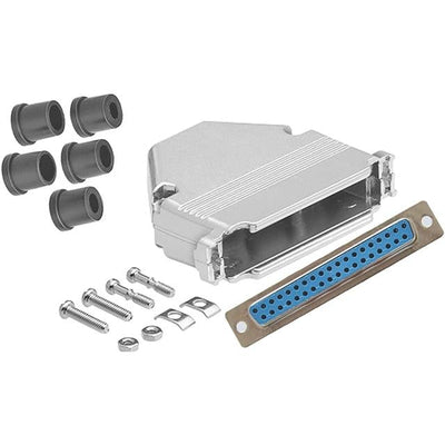 DSC-37FM-KIT by CompuCablePlusUSA - D-Sub DB37 FEMALE SLDR MTL KIT