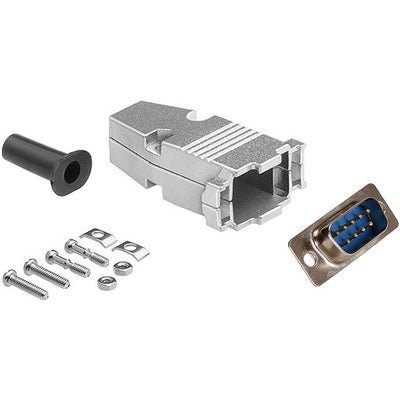 DSC-9MM-KIT by CompuCablePlusUSA - D-Sub DB9 MALE SLDR MTL KIT
