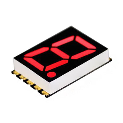 DSM7TA56101T by Visual Communications Company - VCC - DISPLAY 7SEG 0.56"" SGL RED 10SMD