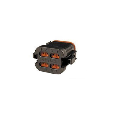 DT06-08SB-EP06 by TE Connectivity Deutsch Connectors - CONNECTOR PLUG HSG 8POS