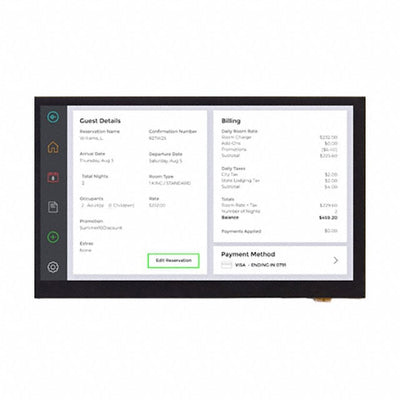 DT070DTFT-IPS-HB-PTS by Displaytech - DT070DTFT-IPS-HB W/ CAPACITIVE T