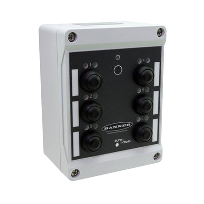 DX80N9Q120BL-RG by Banner Engineering Corporation - SWITCH PB PENDANT NODE 900MHZ