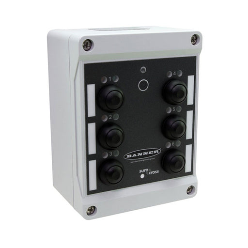 DX80N9Q120BL-RG by Banner Engineering Corporation - SWITCH PB PENDANT NODE 900MHZ