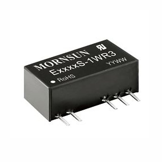 E0503S-1WR3 by Mornsun America, LLC - DC DC CONVERTER +/-3.3V 1W