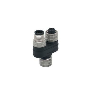 E11569 by ifm efector, inc. - CONNECTOR Y-ADPT 4P-4/4P F-F/M INLINE