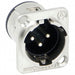 E3MSC by Switchcraft Inc. - CONNECTOR RECPT MALE XLR 3P SOLDER CUP