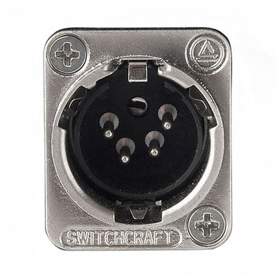 E4MSC by Switchcraft Inc. - CONNECTOR RECPT MALE XLR 4P SOLDER CUP