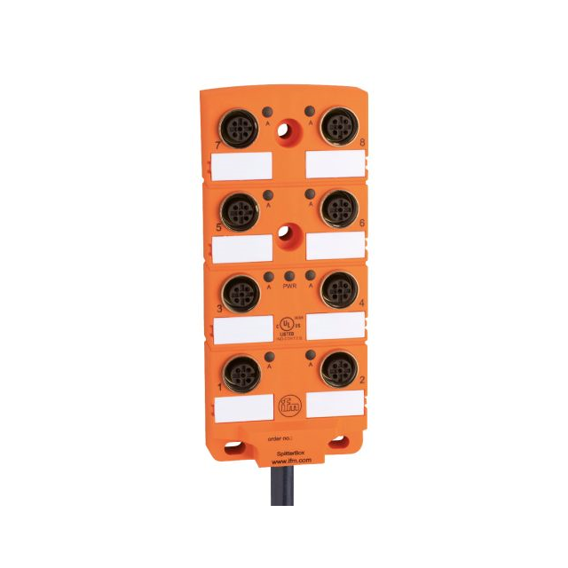 EBC035 by ifm efector, inc. - SPLITTER BOX; M12; 8; PNP; 10 M;