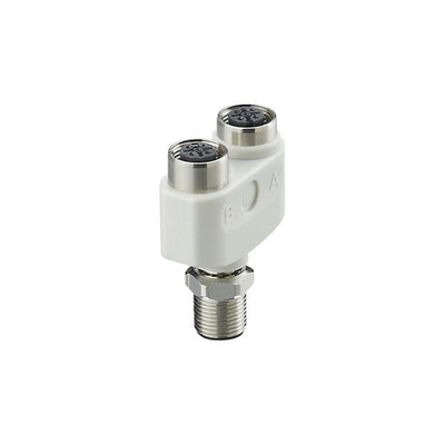 EBF006 by ifm efector, inc. - SPLITTER, 4-PIN M12 MALE TO 2 -