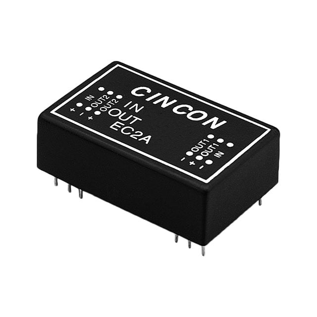 EC2A45H by Cincon Electronics Co. LTD - DC DC CONVERTER +/-15V 1.5W