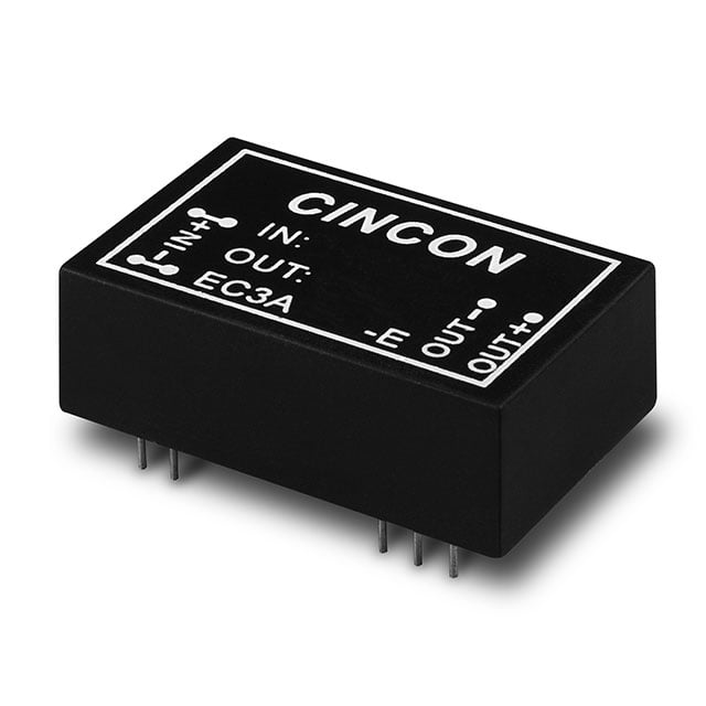EC3A02-E by Cincon Electronics Co. LTD - DC DC CONVERTER 12V 3W