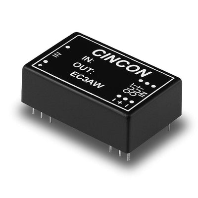 EC3AW17HM by Cincon Electronics Co. LTD - DC DC CONVERTER 3.3V 2W