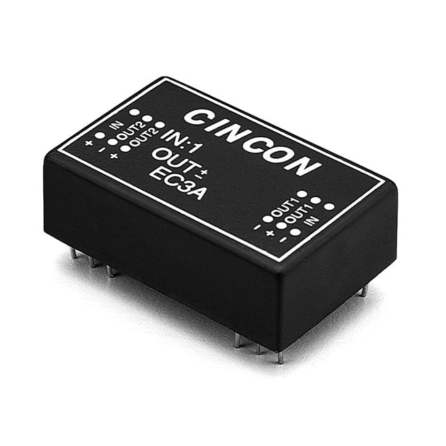 EC3A14M by Cincon Electronics Co. LTD - DC DC CONVERTER +/-5V 3W