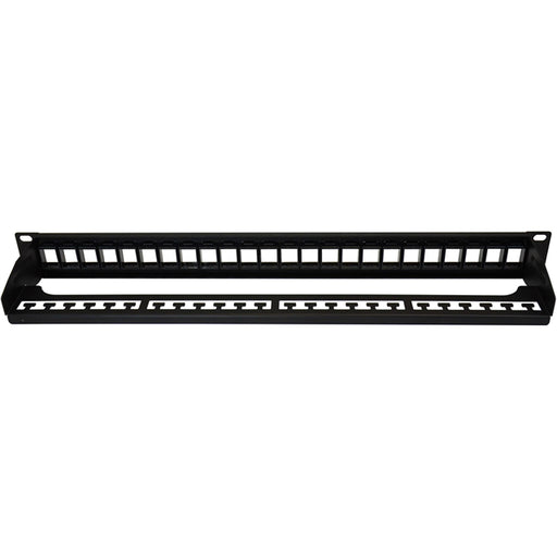 ECO-RP-1RU-24KS by TechLogix Networx - 1RU RACK PANEL WITH 24 KEYSTONES