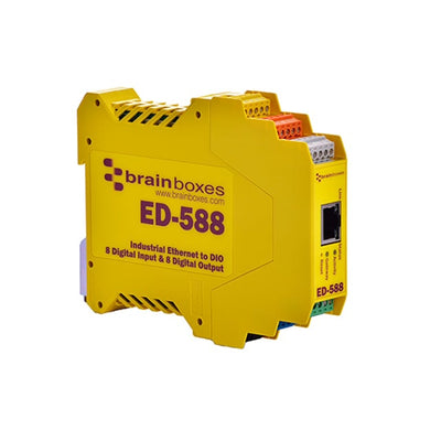 ED-588 by Brainboxes - ETHERNET TO 8 DIGITAL INPUTS AND